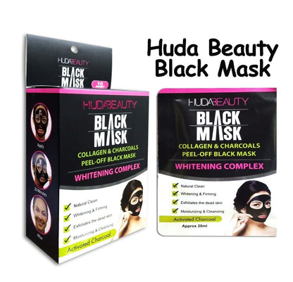 10 Pcs Huda Beauty Charcoal and Peel Off Black Mask