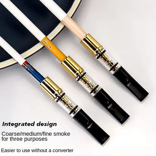 Portable Reusable Smoke Tar Filter Cigarette Holder for Men - 5pcs