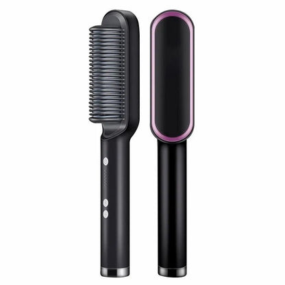 909 Brush Hair Straightener Brush For Girls Comb Style / Hair Styling Hair Comb Brush Multi Color